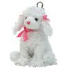 TY Beanie Baby - POOCHIE POO the Poodle Dog ( METAL Key Clip ) (4.5 inch) (Mint)