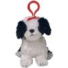 TY Beanie Baby - POOFIE the Dog ( Plastic Key Clip ) (4.5 inch) (Mint)