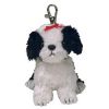 TY Beanie Baby - POOFIE the Dog ( Metal Key Clip ) (4.5 inch) (Mint)