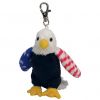 TY Beanie Baby - SOAR the Eagle ( Metal Key Clip ) (4 inch) (Mint)