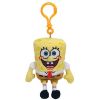 TY Beanie Baby - SPONGEBOB SQUAREPANTS (Plastic Key Clip - 5 inch) (Mint)