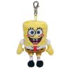 TY Beanie Baby - SPONGEBOB SQUAREPANTS ( Metal Key Clip ) (5 inch) (Mint)