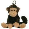 TY Beanie Baby - SWINGER the Monkey ( Metal Key Clip ) (4.5 inch) (Mint)