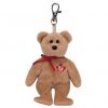 TY Beanie Baby - TRUE the Bear ( Metal Key Clip - Canada Exclusive ) (4.5 inch) (Mint)