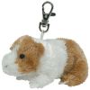 TY Beanie Baby - TWITCH the Guinea Pig ( Metal Key Clip ) (4 inch) (Mint)