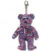 TY Beanie Baby - USA the Bear ( Metal Key Clip ) (5.5 inch) (Mint)