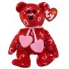 TY Beanie Baby - KISS-KISS the Bear (8.5 inch) (Mint)