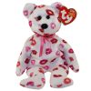 TY Beanie Baby - KISSY the Bear (9 inch) (Mint)