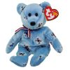 TY Beanie Baby - KOREA the Bear (Flag Pattern Version (8.5 inch) (Mint)