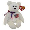 TY Beanie Baby - LIBEARTY the Bear (Original Version) (8 inch) (Mint)