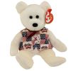 TY Beanie Baby - LIBERT-e the Bear (9 inch - Mint)