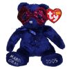 TY Beanie Baby - MARDI GRAS the Mardi Gras Bear (7.5 inch) (Mint)