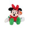 TY Beanie Baby - Disney - MINNIE MOUSE (Holiday Dress) (7 inch) (Mint)