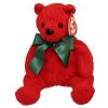 TY Beanie Baby - MISTLETOE the Bear (8 inch) (Mint)