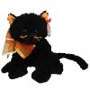 TY Beanie Baby - MOONLIGHT the Black Cat (6 inch) (Mint)