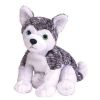 TY Beanie Baby - MUKLUK the Husky Dog (blue & green eyes) (5.5 inch) (Mint)