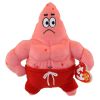 TY Beanie Baby - PATRICK STAR ( MUSCLE MAN STAR ) (7 inch) (Mint)