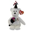 TY Beanie Baby - NEW YEAR the New Years Bear (9.5 inch) (Mint)