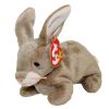 TY Beanie Baby - NIBBLY the Brown Rabbit (6 inch) (Mint)