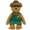 TY Beanie Baby - NIKLAS the Bear (8.5 inch) (Mint)