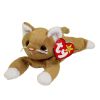 TY Beanie Baby - NIP the Gold Cat (White Paws) (7.5 inch) (Mint)