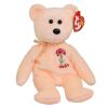 TY Beanie Baby - OHIO SCARLET CARNATION the Bear (8.5 inch) (Mint)