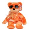 TY Beanie Baby - ORANGE ICE the Bear (8.5 inch) (Mint)