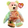 TY Beanie Baby - PEACE the Ty-Dyed Bear (8.5 inch) (Mint)