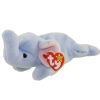 TY Beanie Baby - PEANUT the Elephant (light blue) (9 inch) (Mint)