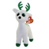 TY Beanie Baby - PEPPERMINT the Green & White Reindeer (6 inch) (Mint)