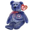 TY Beanie Baby - PERIWINKLE the e-Bear (8.5 inch) (Mint)