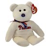 TY Beanie Baby - MLB Baseball Bear - PHILADELPHIA PHILLIES (8.5 inch) (Mint)