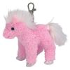 TY Pinkys - FRILLY the Pink Horse (Metal Key Clip) (4 inch) (Mint)