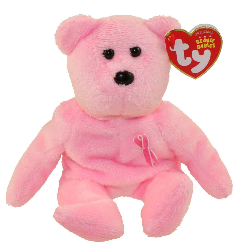 pink ty beanie bear