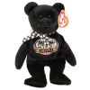 TY Beanie Baby - RACING GOLD the Nascar Bear ( Black Version ) (8.5 inch - Mint)