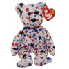 TY Beanie Baby - RED, WHITE & BLUE the Bear (8.5 inch) (Mint)