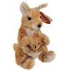 TY Beanie Baby - RICOCHET the Kangaroo (7 inch) (Mint)