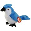 TY Beanie Baby - ROCKET the BlueJay Bird (5.5 inch) (Mint)