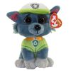 TY Beanie Baby - Paw Patrol - ROCKY Grey Dog (6 inch) (Mint)