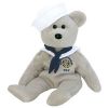 TY Beanie Baby - RONNIE the Sailor Bear (8.5 inch) (Mint)