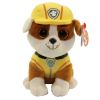 TY Beanie Baby - Paw Patrol - RUBBLE Bulldog (6 inch) (Mint)