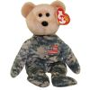 TY Beanie Baby - SALUTE the Bear (Flag on Chest) (8.5 inch) (Mint)