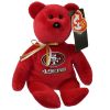 TY Beanie Baby - NFL Football Bear - SAN FRANCISCO 49ERS (8.5 inch) (Mint)