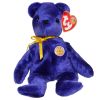 TY Beanie Baby - SAPPHIRE the Bear  (8 inch - Mint)