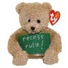 TY Beanie Baby - SCHOOL ROCKS the Bear (Recess Rulz!) (6 inch) (Mint)