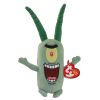 TY Beanie Baby - SHELDON J PLANKTON (SpongeBob Squarepants) (9 inch) (Mint)