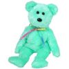 TY Beanie Baby - SHERBET the Bear (Aqua Version) (8.5 inch) (Mint)