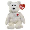 TY Beanie Baby - SHOOTING STAR the Bear White Version (8.5 inch) (Mint)