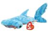 TY Beanie Baby - SLEDGE the Hammerhead Shark (9 inch) (Mint)