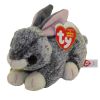 TY Beanie Baby - SMOKEY the Grey Bunny (6 inch) (Mint)